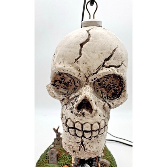 Lemax Spooky Town Grim Reaper's Landing Halloween Village Lights Tested & Works - Picture 4 of 11